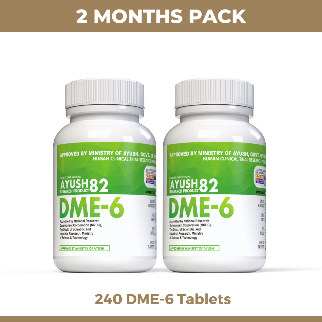 DME-6 : Ayurvedic Medicine to Control Diabetes & Blood Sugar Level (An Ayush82 Research Product by CCRAS)