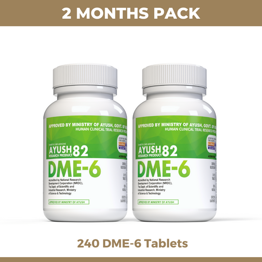 DME-6 : Ayurvedic Medicine to Control Diabetes & Blood Sugar Level (An Ayush82 Research Product by CCRAS)